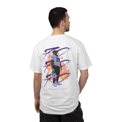 Antonio Heath Logo Front & Back Premium Tee