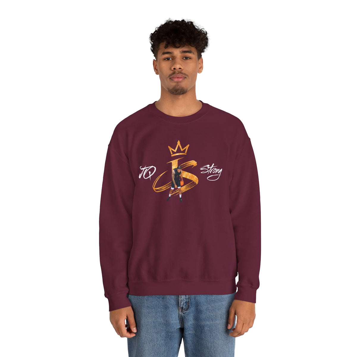 JQ Strong Featured Logo Crewneck Sweatshirt