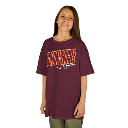 Cheyenne Gunner Cursive Combo Kids Tee