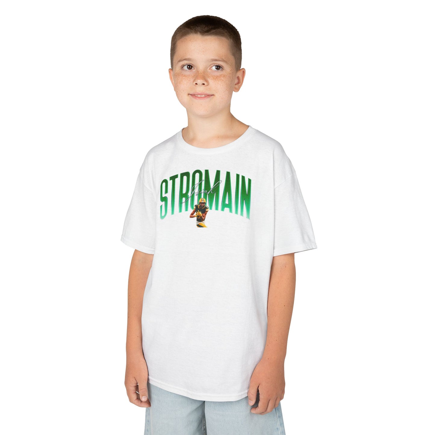 Isiah Stromain Big Last Name Kids Tee