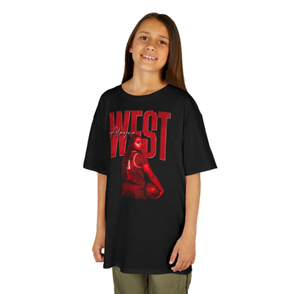 Alayna West Faded Glory Kids Tee