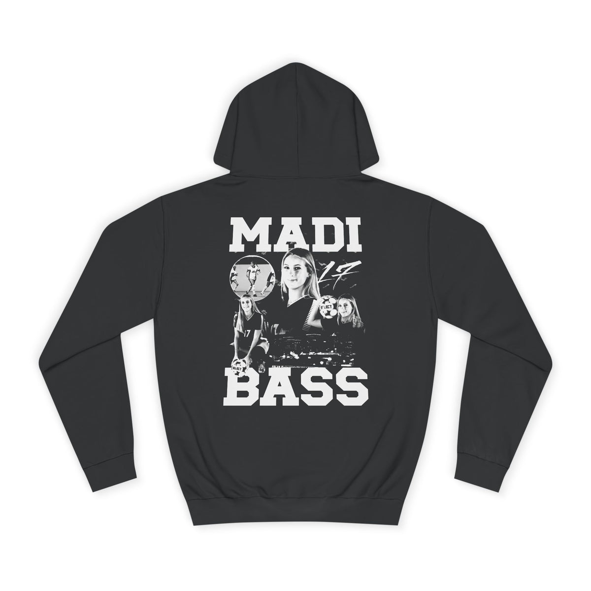 Madi Bass Vintage Blackout Premium Hoodie