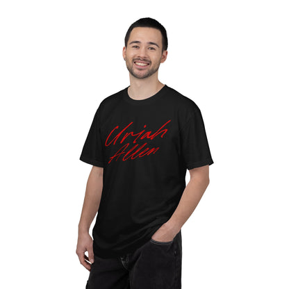 Uriah Allen Cursive Name & Number Premium Tee