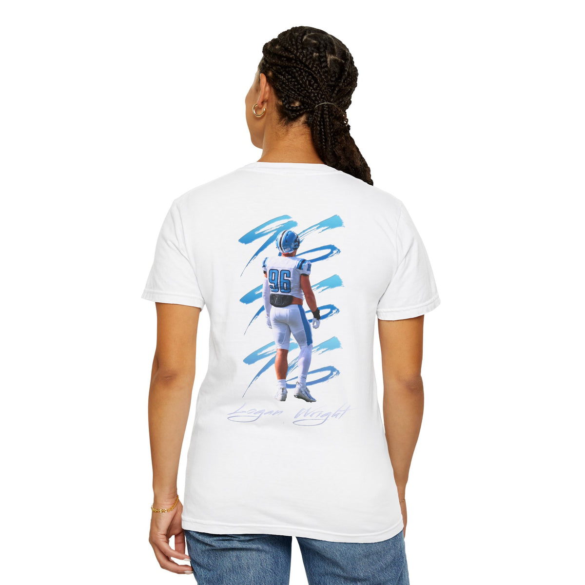 Logan Wright Logo Front & Back Premium Tee