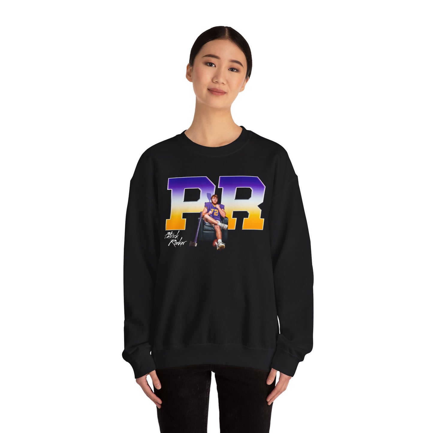 Patrick Roeker Big Initials Colored Crewneck Sweatshirt