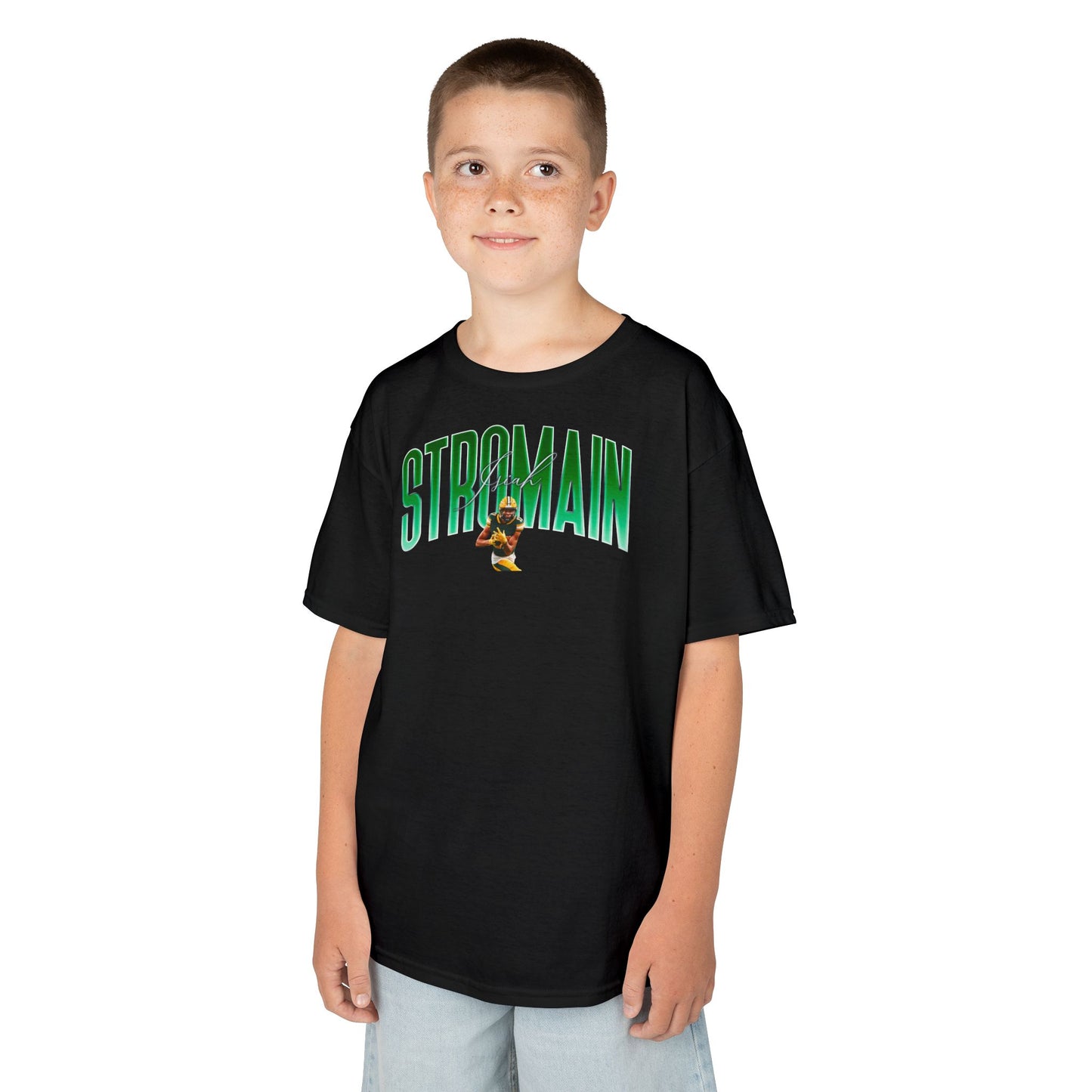 Isiah Stromain Big Last Name Kids Tee