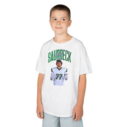 Jacob Saurbeck Curved Combo Colored  Kids Tee