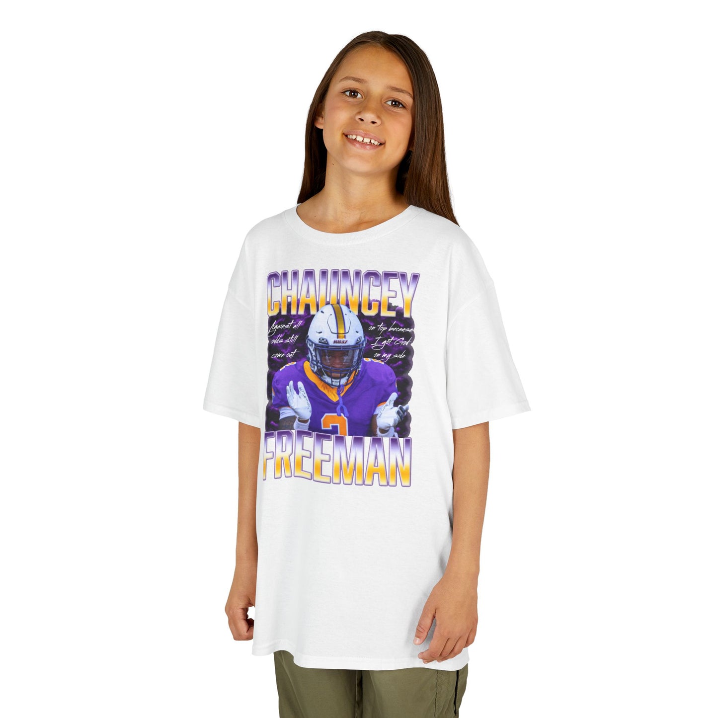 Chauncey Freeman Featured Quote Kids Tee