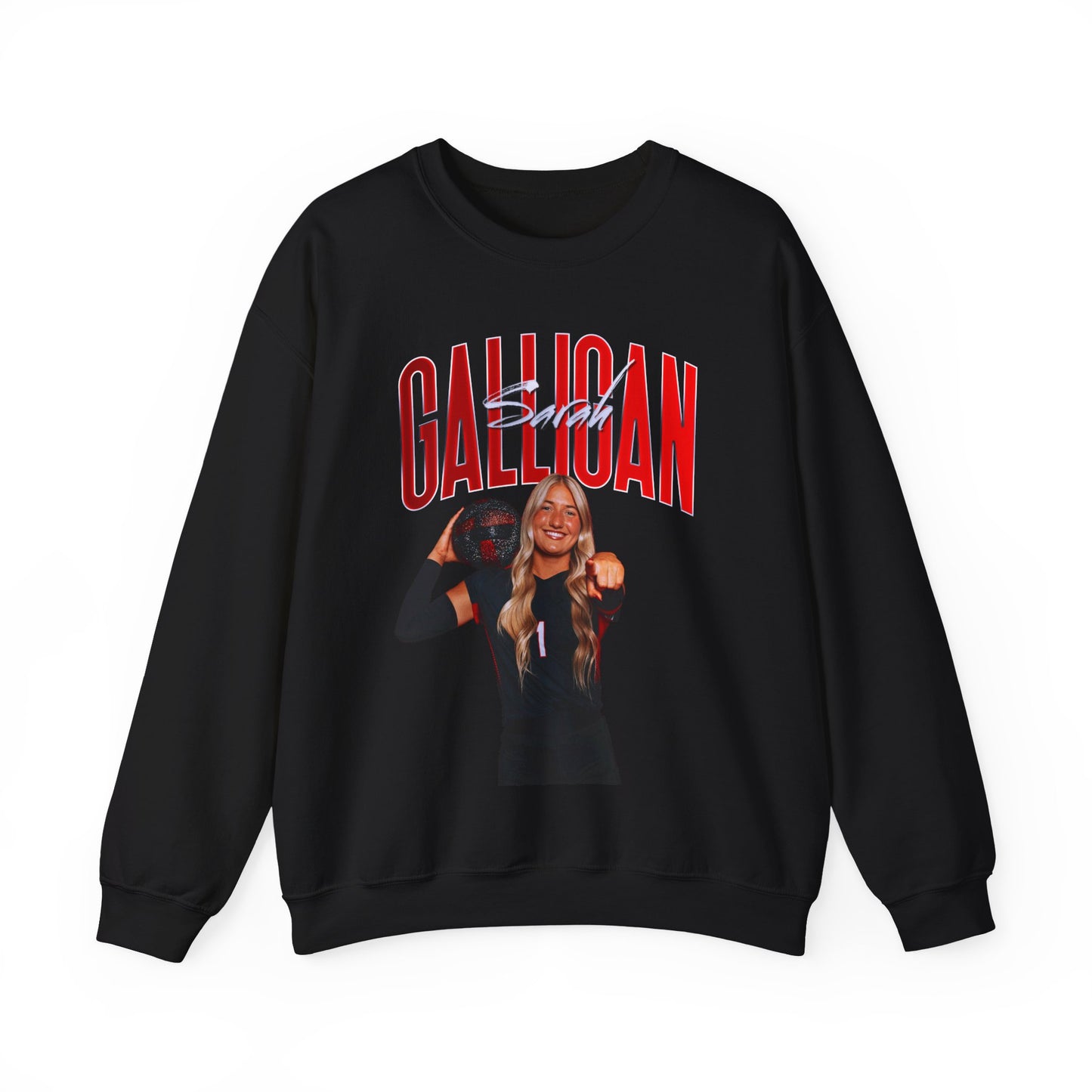 Sarah Galligan Big Last Name Crewneck Sweatshirt