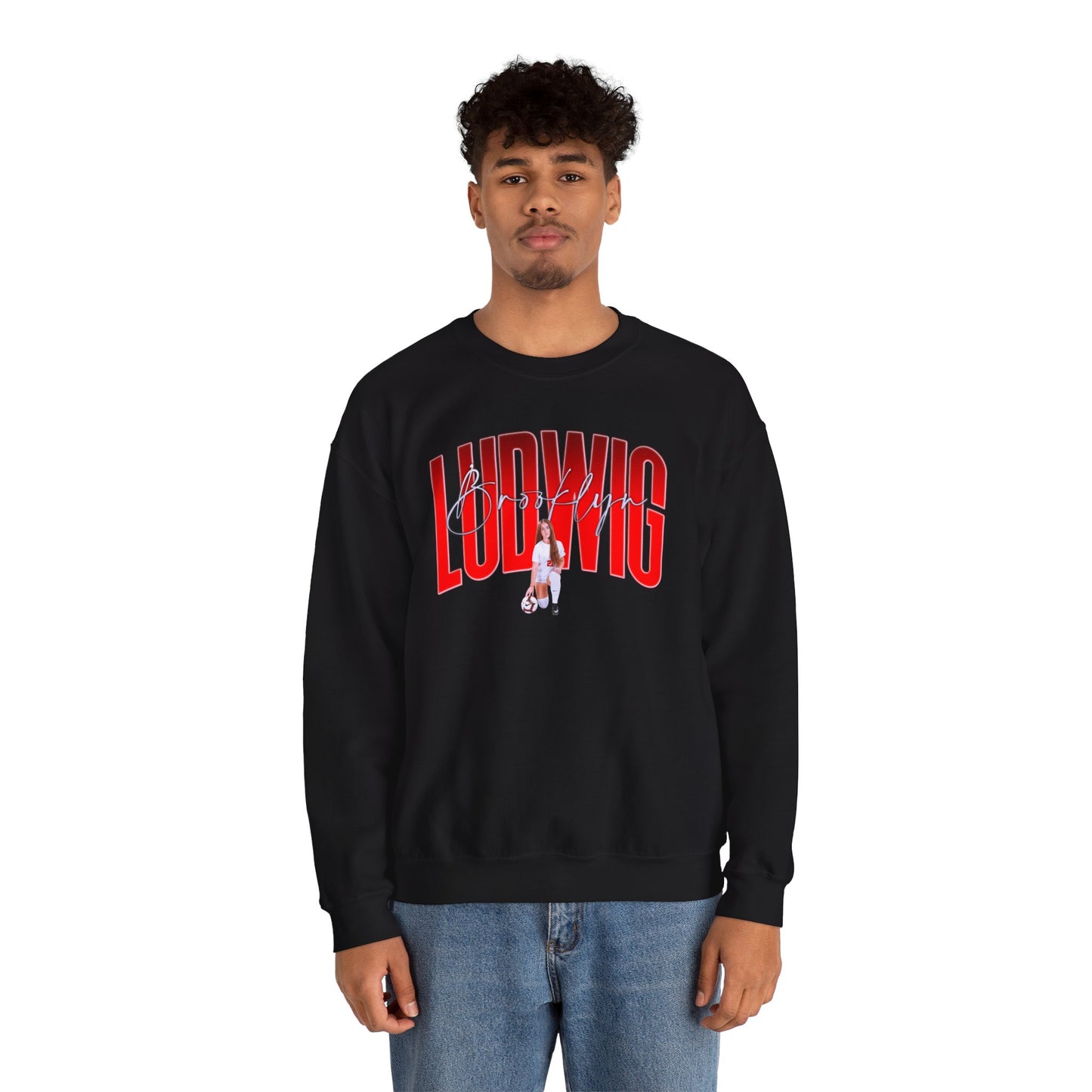 Brooklyn Ludwig Curved Combo Colored Crewneck Sweatshirt