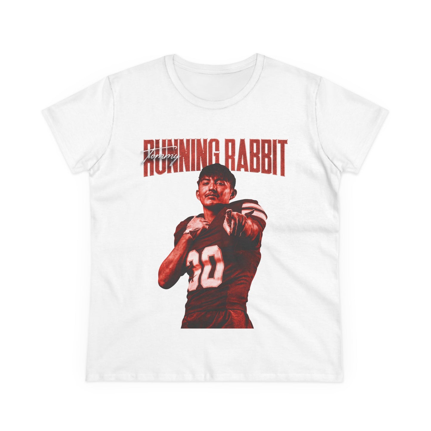 Tommy Running Rabbit Faded Glory Women's Tee