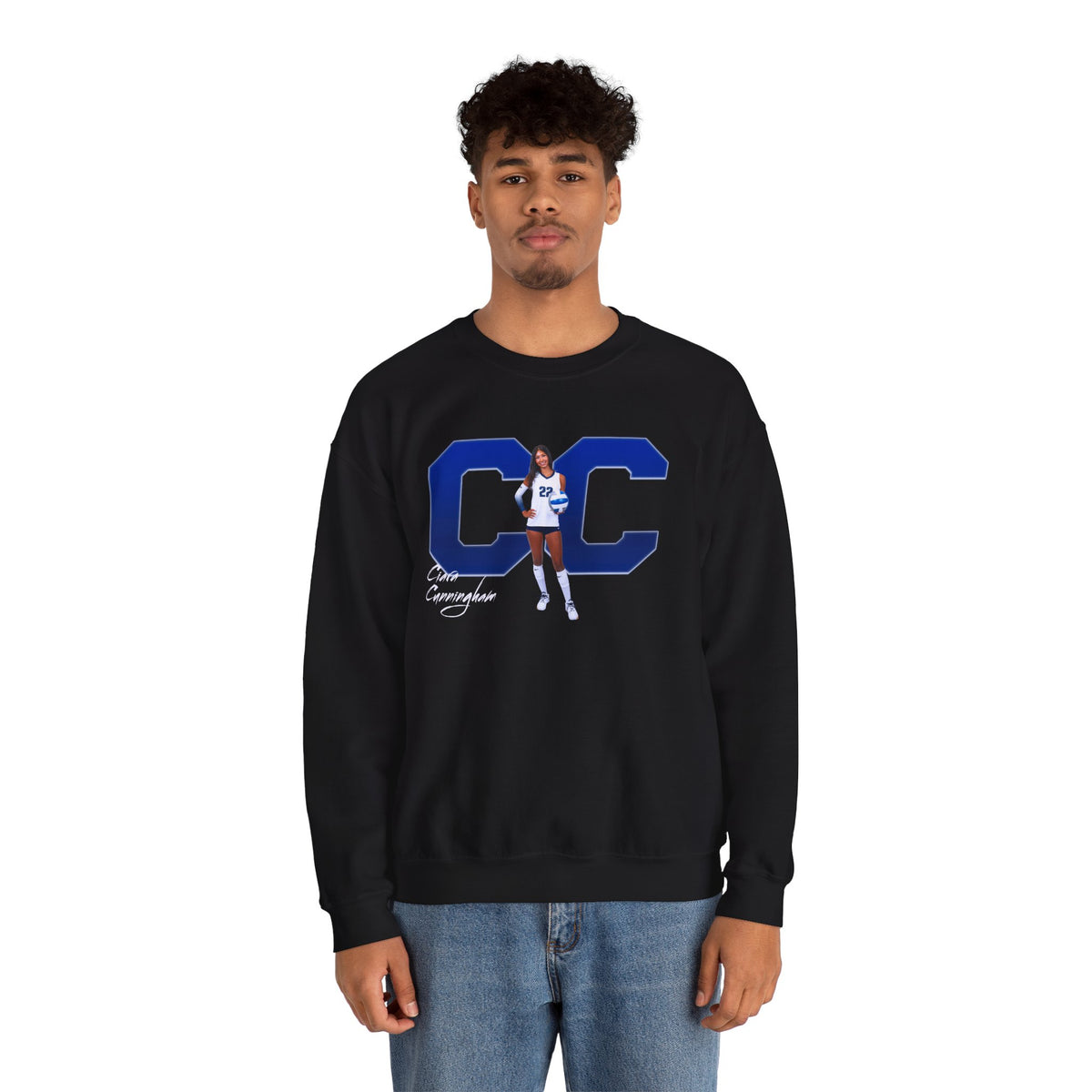 Ciara Cunningham Big Initials Crewneck Sweatshirt