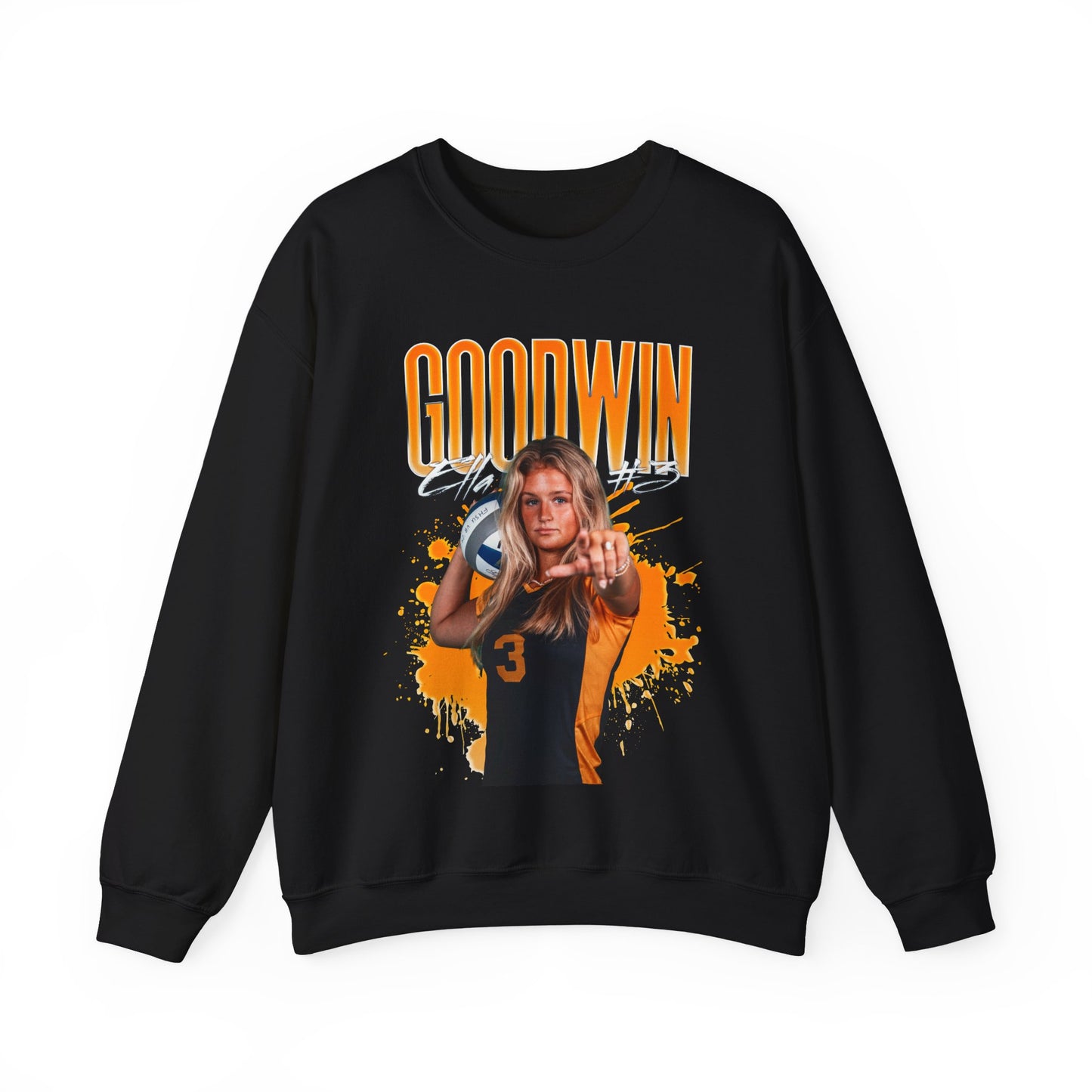 Ella Goodwin Athlete Splatter Crewneck Sweatshirt