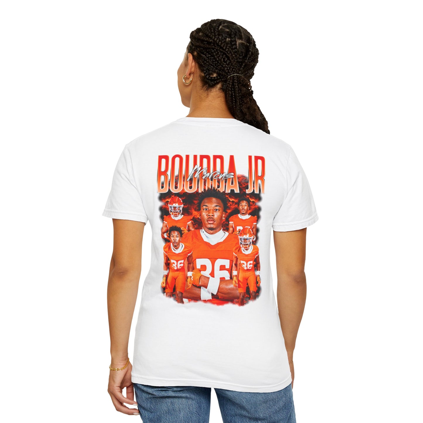 Marcus Bourda Jr. Logo Front & Back Premium Tee