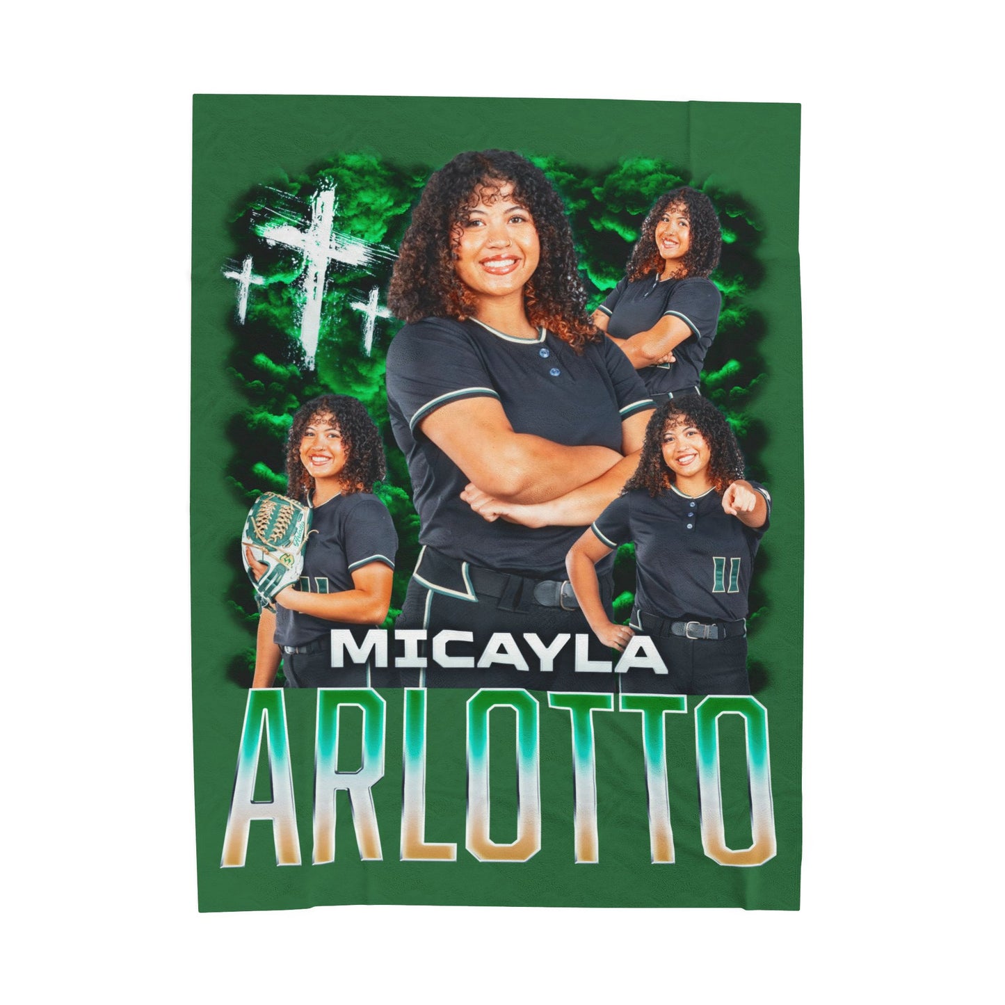 Micayla Arlotto Faith Based 60"-80" Plush Blanket