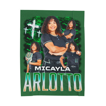 Micayla Arlotto Faith Based 60"-80" Plush Blanket