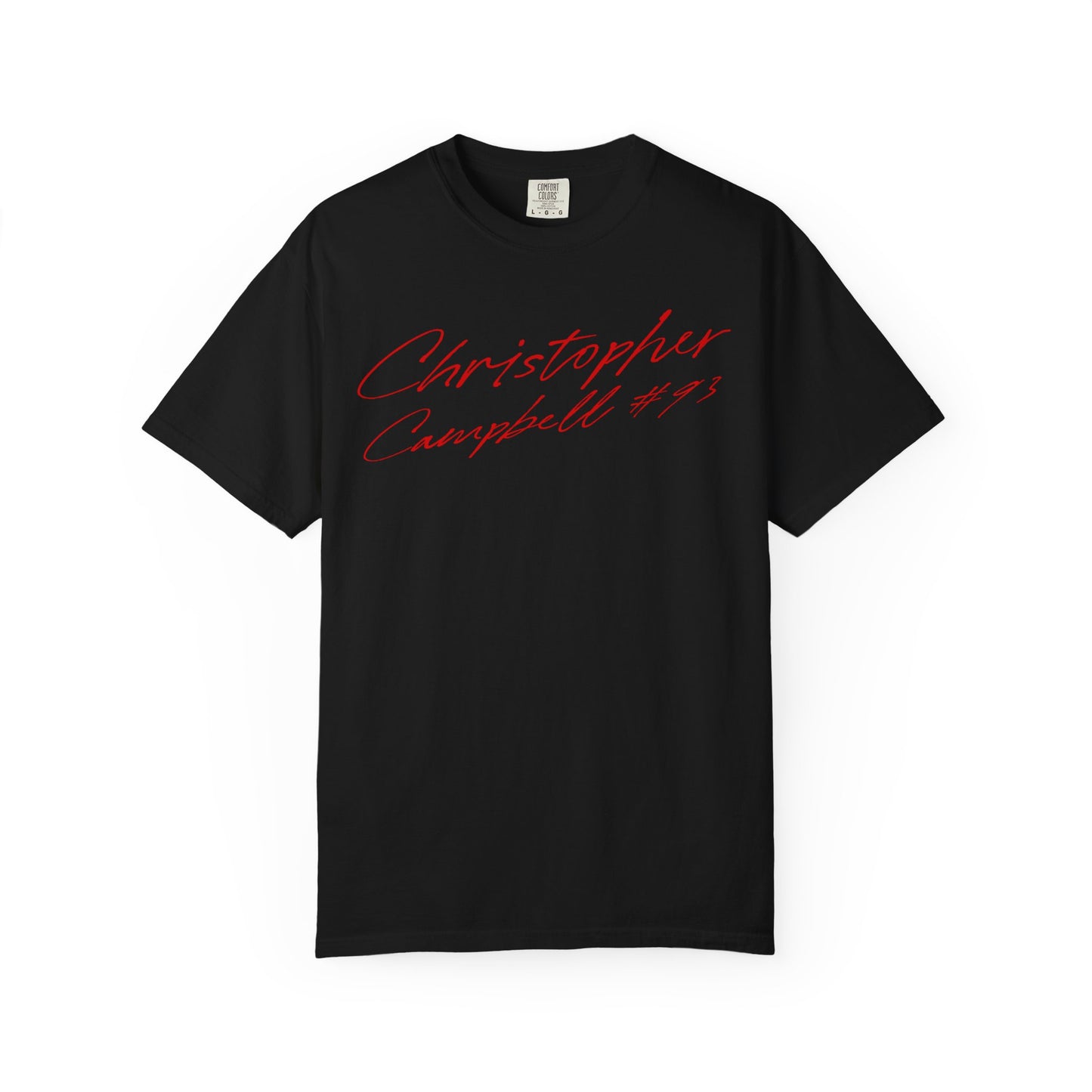 Christopher Campbell Cursive Name & Number Premium Tee