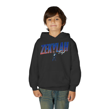 Zekylah Boyd Cursive Combo Kids Hoodie