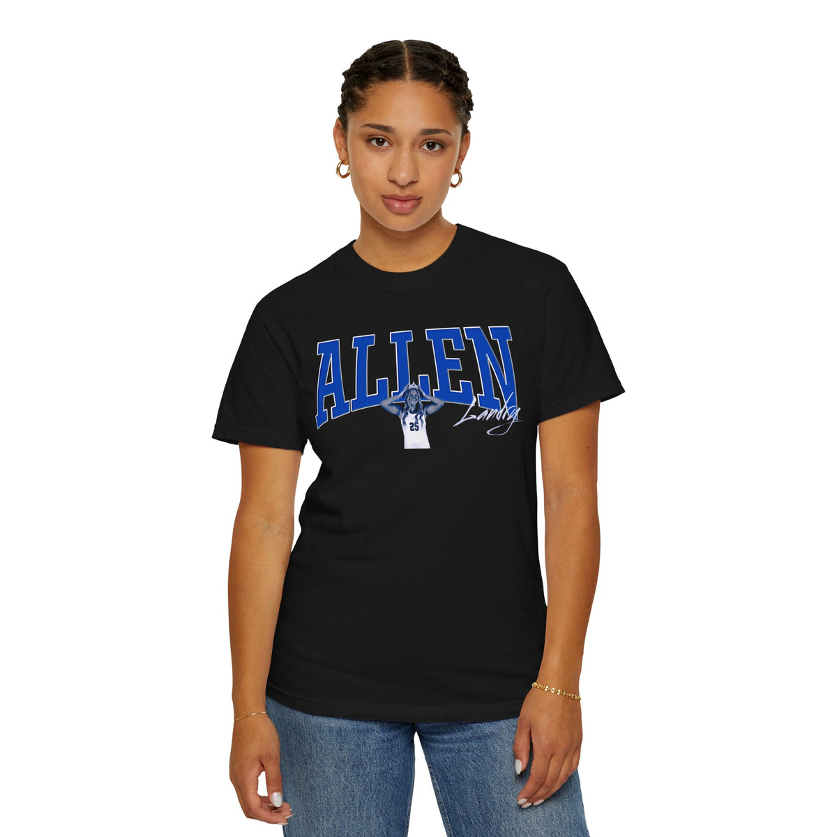 Landry Allen Curved Combo Colored Premium Tee