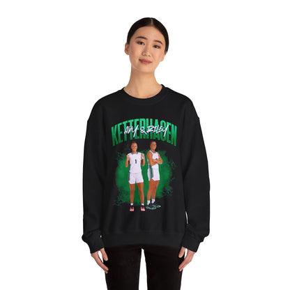 Ady & Riley Ketterhagen Curved Combo Crewneck Sweatshirt