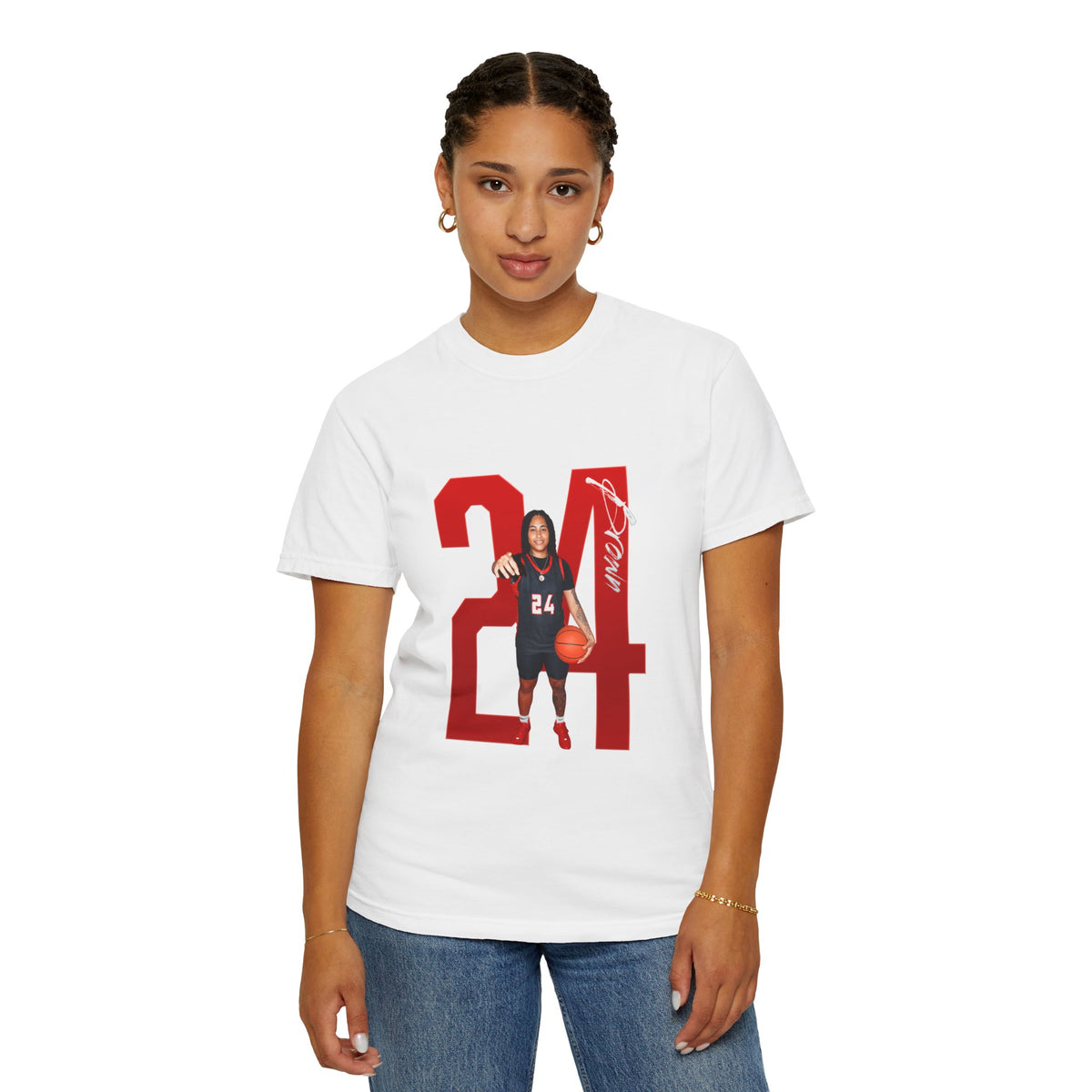 Trista Brown Player Icon Number Premium Tee