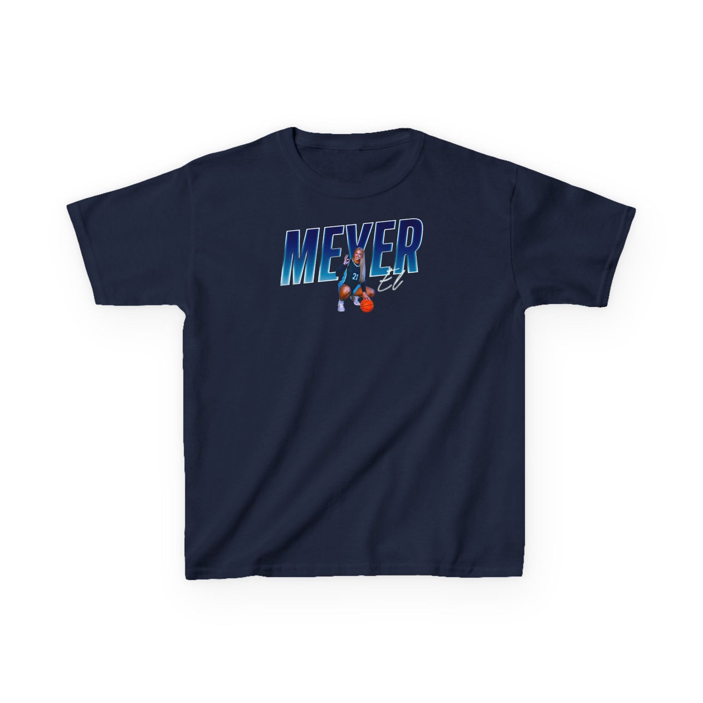 Copy of El Meyer Cursive Combo Colored Kids Tee