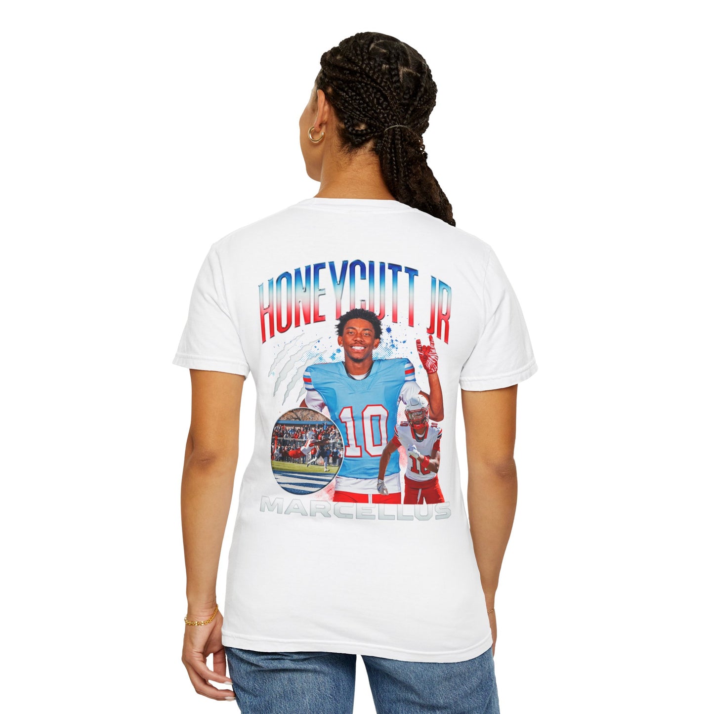 Marcellus Honeycutt Jr. Logo Front & Back Premium Tee