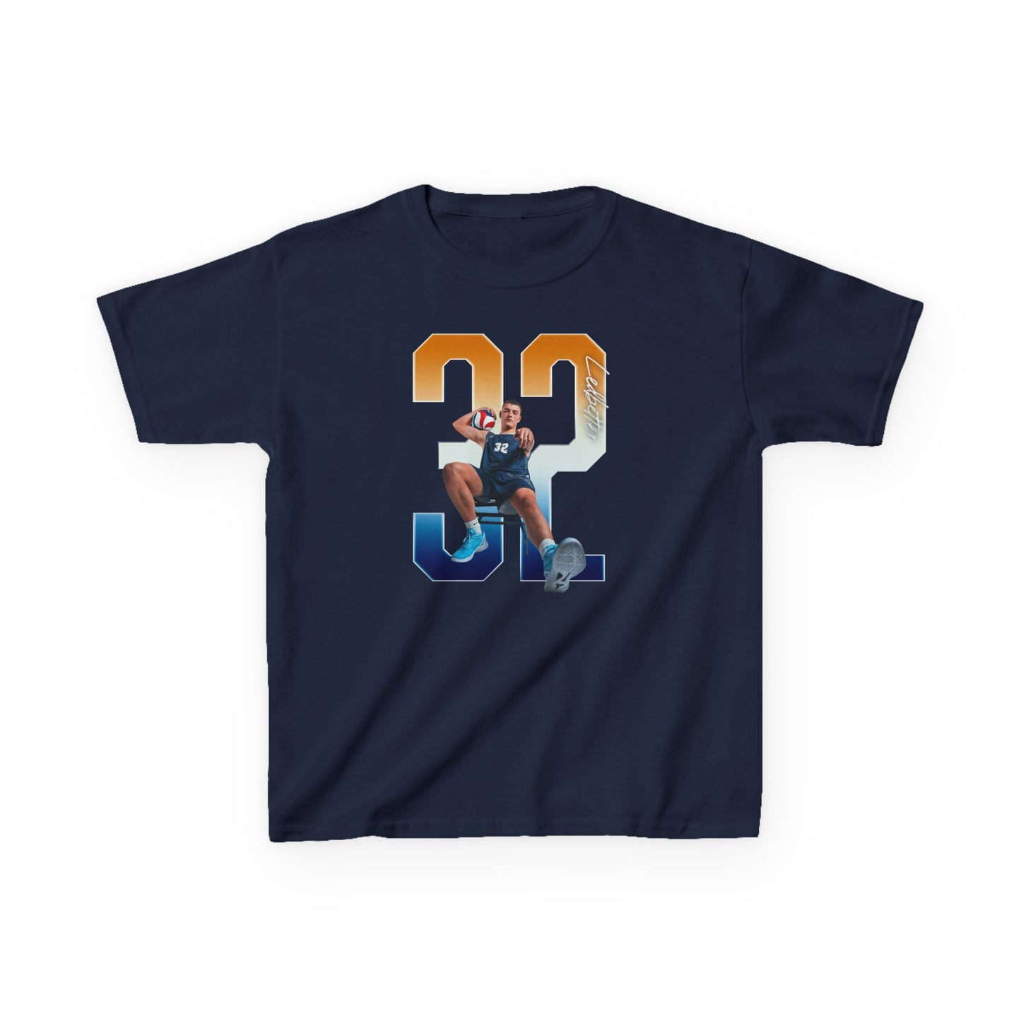 Blu Ledbetter Player Icon Number Kids Tee