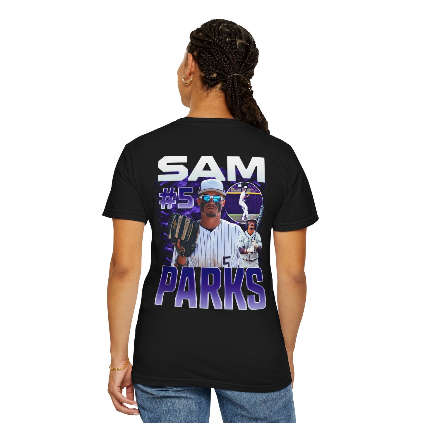 Sam Parks Logo Front & Back Premium Tee