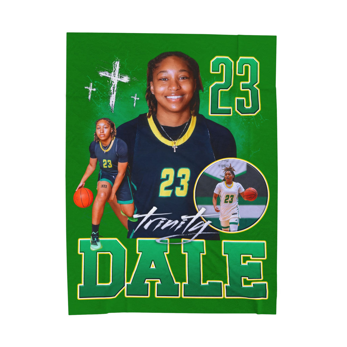 Trinity Dale 60"-80" Plush Blanket