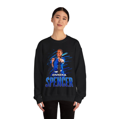 Onnika Spencer Name And Number Ombre Crewneck Sweatshirt
