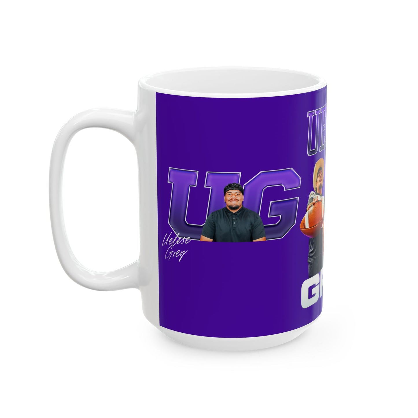 Uelese Grey 15oz Mug