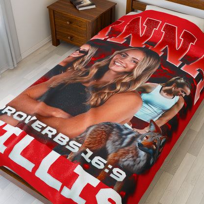 Anna Willis 60"-80" Plush Blanket
