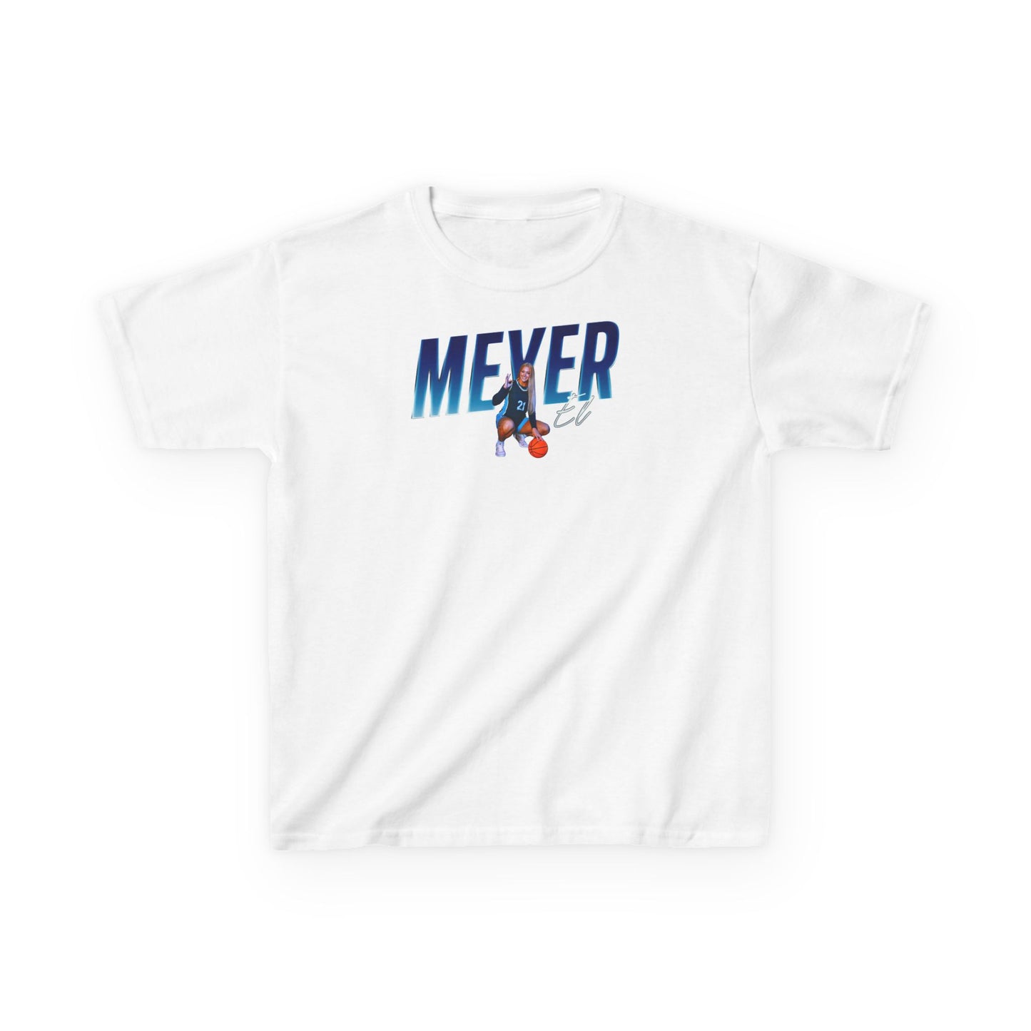 Copy of El Meyer Cursive Combo Colored Kids Tee