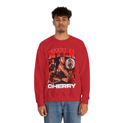 Nyla Cherry First Name Highlight Crewneck Sweatshirt