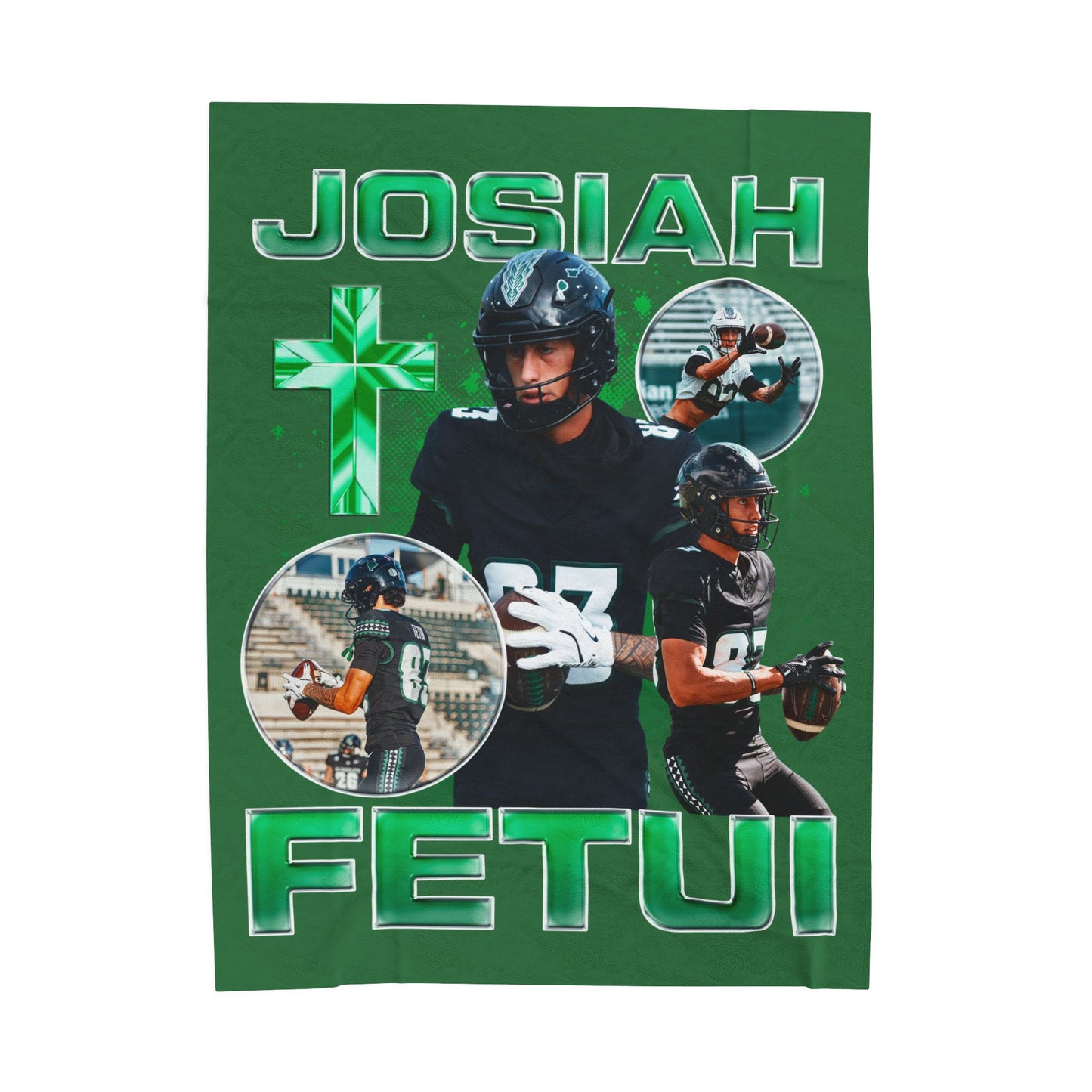 Josiah Fetui 60"-80" Plush Blanket