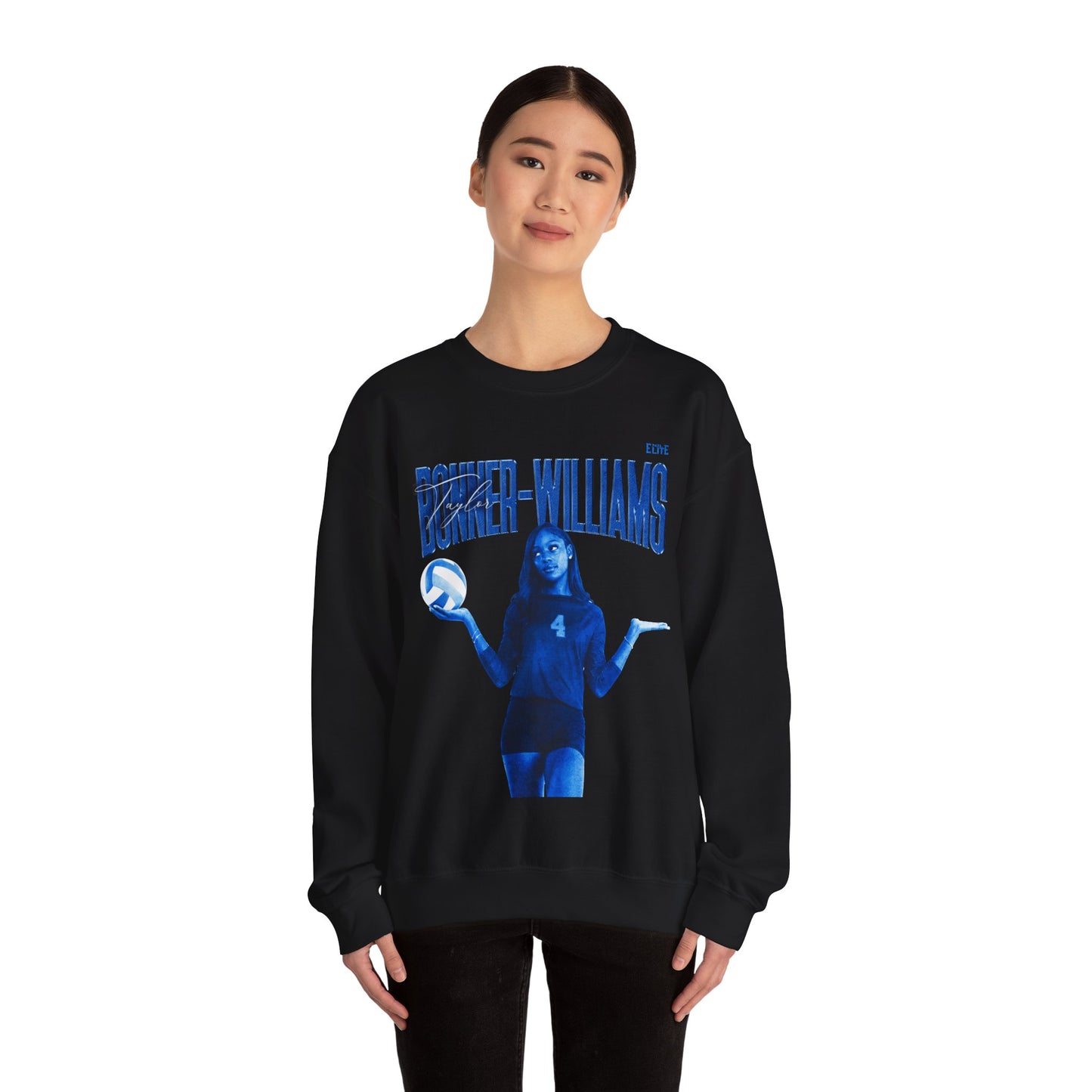 Taylor Bonner-Williams Faded Glory Crewneck Sweatshirt