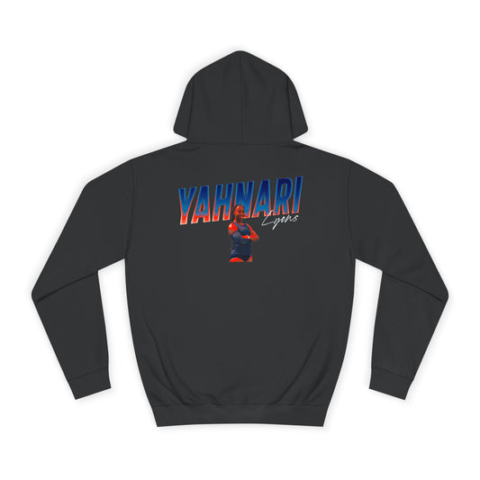 Yahnari Lyons Cursive Combo Colored Premium Hoodie