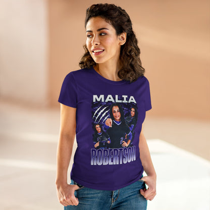 Malia Robertson White & Combo Colored Women's Tee