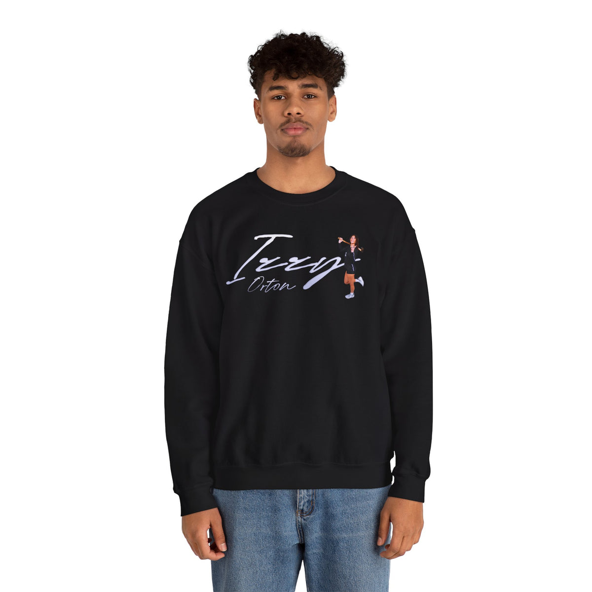 Izzy Orton Cursive Crewneck Sweatshirt