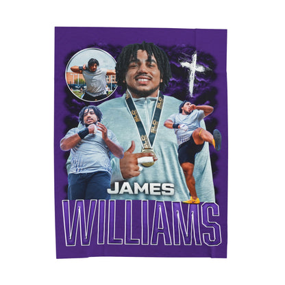 James Williams 60"-80" Plush Blanket