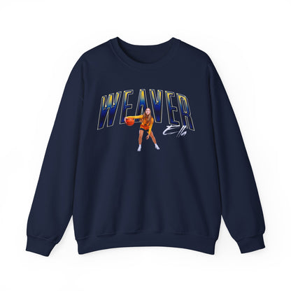 Ella Weaver Curved Combo Crewneck Sweatshirt