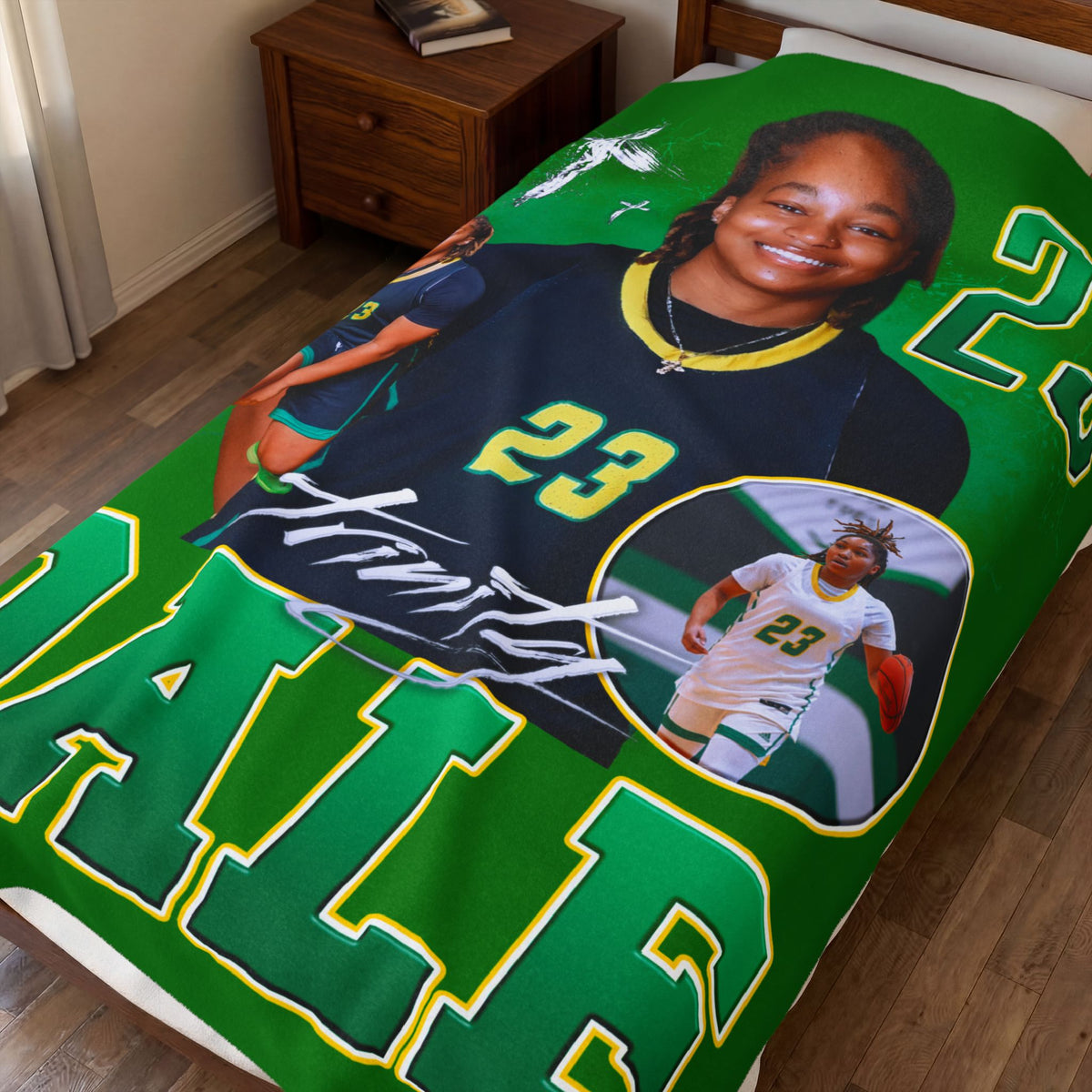 Trinity Dale 60"-80" Plush Blanket