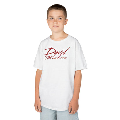 David Pritchard Cursive Name & Number Kids Tee