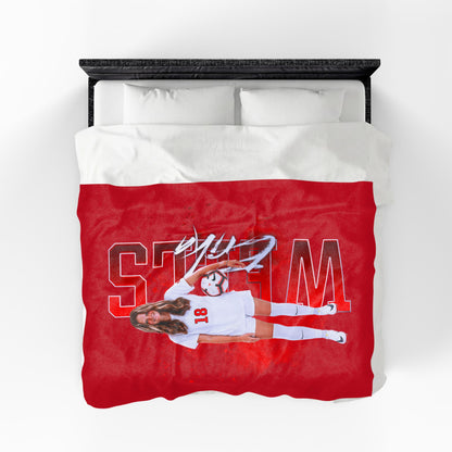 Erika Wells 60"-80" Plush Blanket