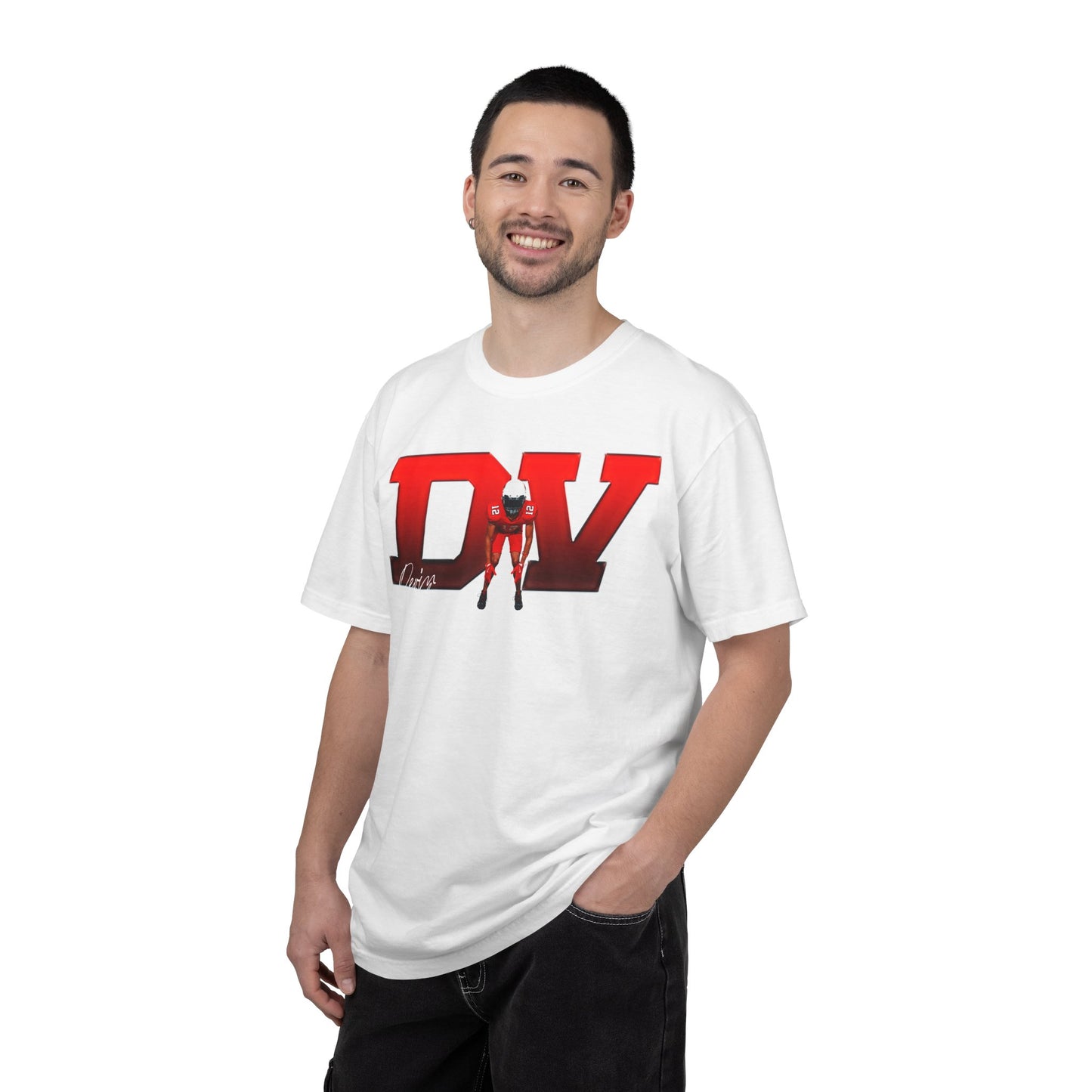 Devin Viola Big Initals Colored Premium Tee