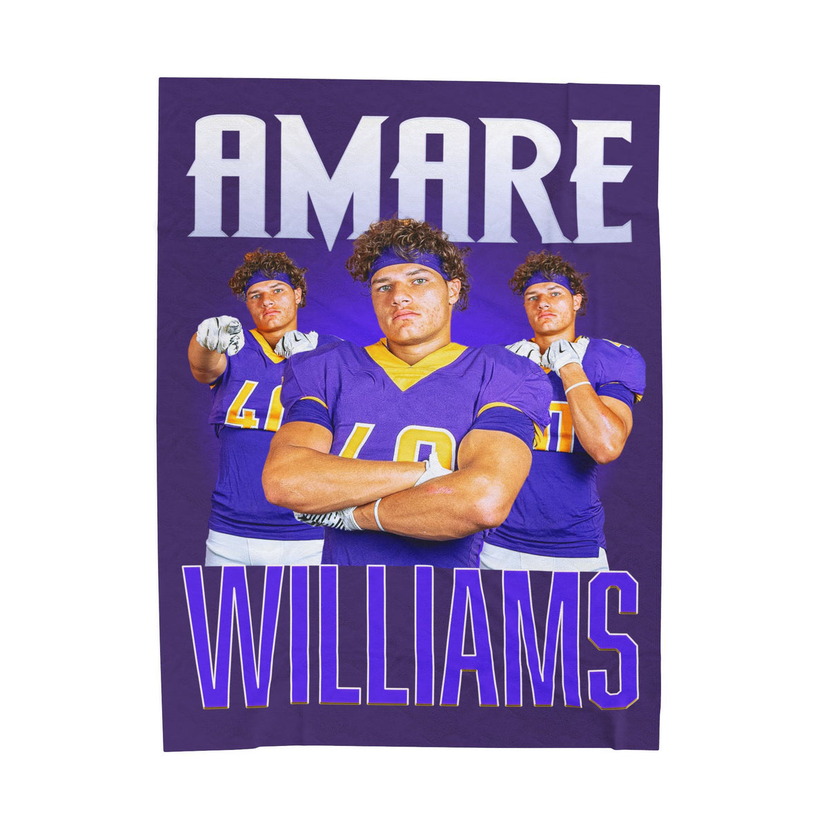 Amare Williams 60"-80" Plush Blanket