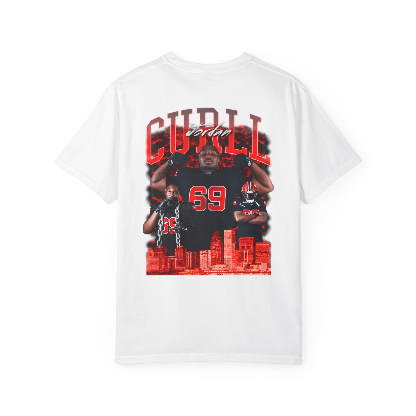 Jordan Curll Logo Front & Back Premium Tee