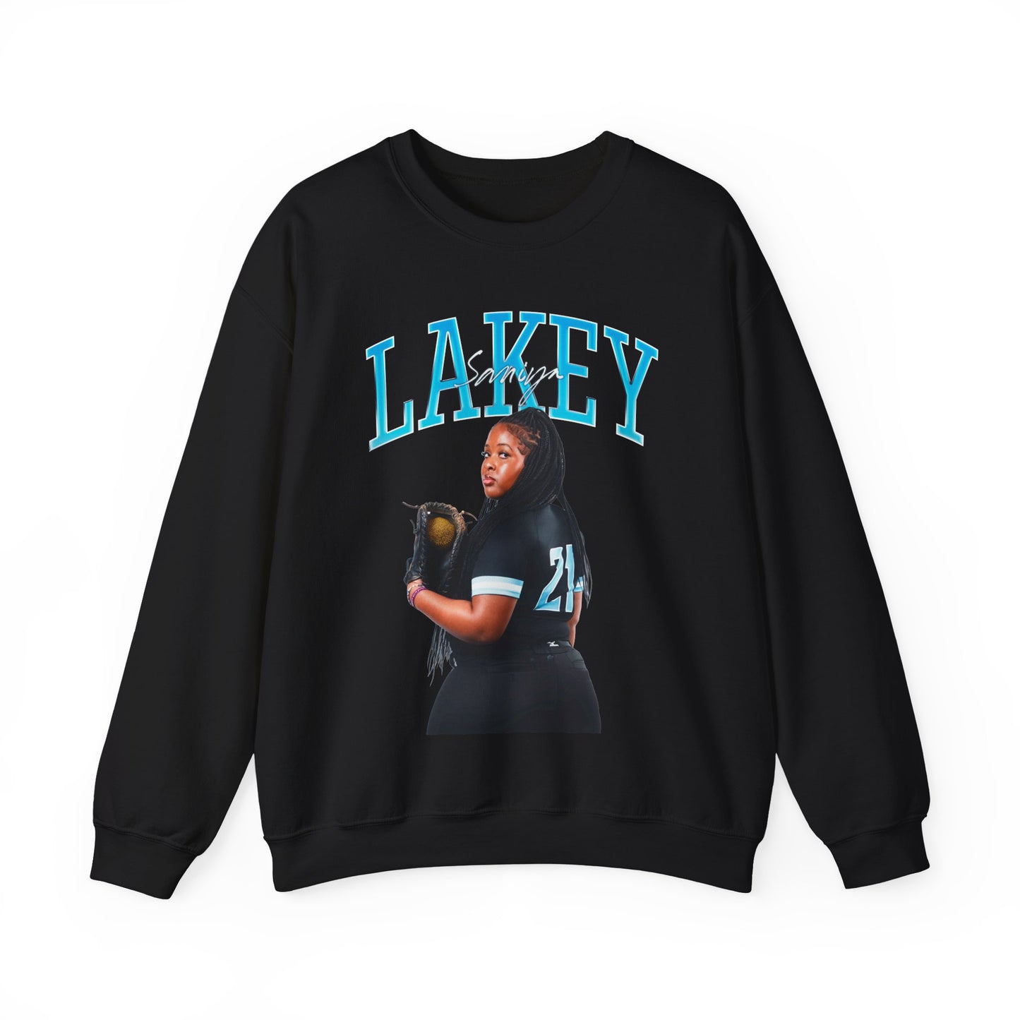 Saniya Lakey Curved Combo Crewneck Sweatshirt