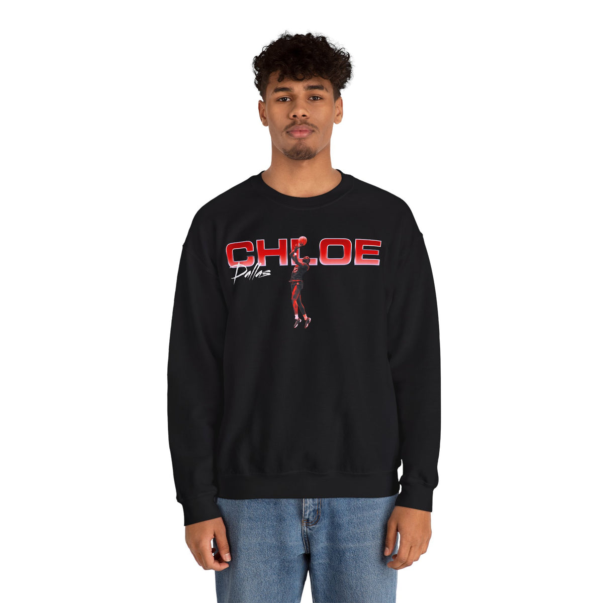 Chloe Dallas Star Player Crewneck Sweatshirt